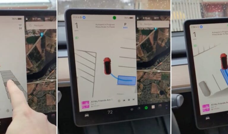 Tesla releases new vision-based auto parking system