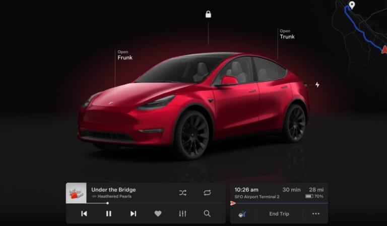 Tesla reveals big update with new UI, auto shift, Audible, new Spotify, and more